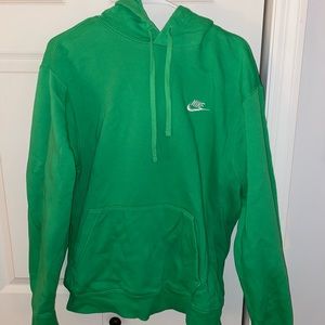 Green Nike Hoodie, worn once